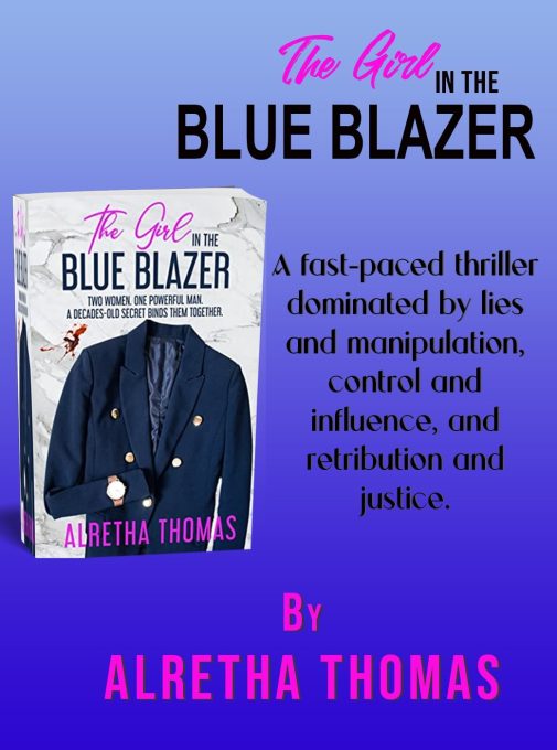 The Girl in the Blue Blazer Mockup